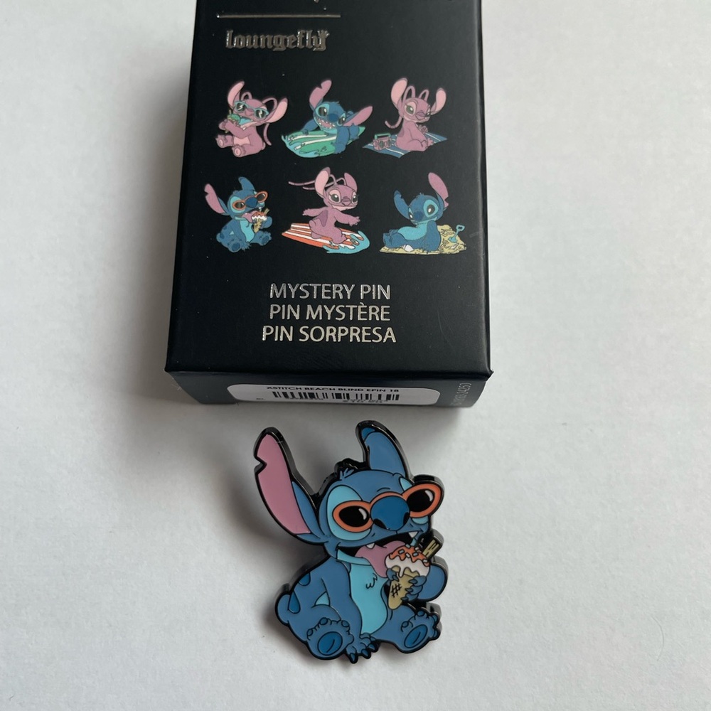 Loungefly Disney Lilo & Stitch Beach Day Blind Box Pin Stitch Ice Cream New